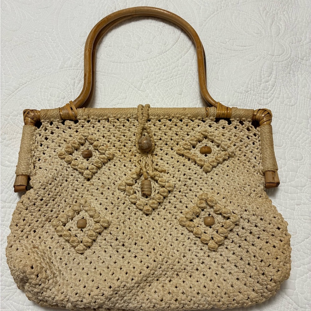 Hippy Chic macrame bag